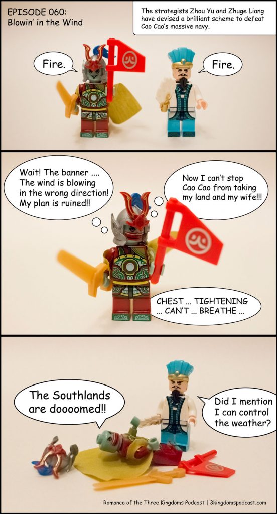 Three Kingdoms Legos comic