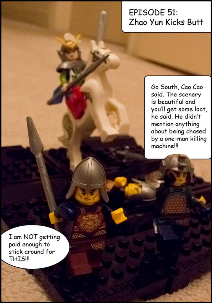 Three Kingdoms Legos comic